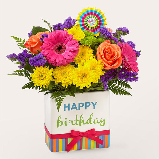 Bouquet de lumières d'anniversaire