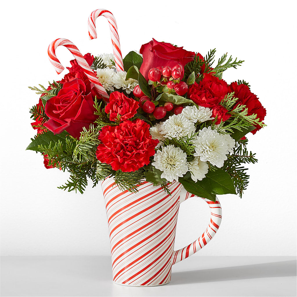 Peppermint Swirl Mug – Trail Florist Incorporated, Trail BC