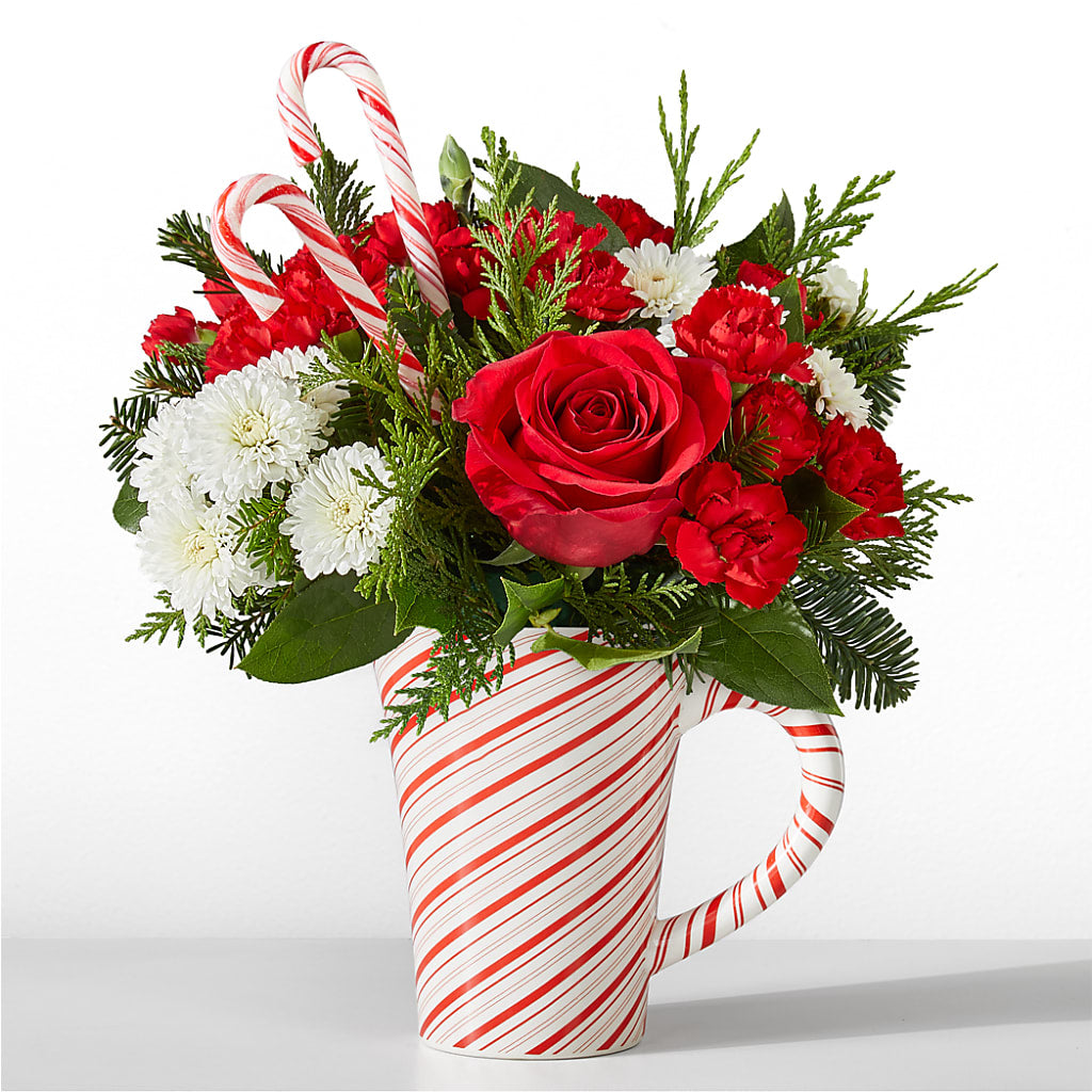 Peppermint Swirl Mug – Trail Florist Incorporated, Trail BC