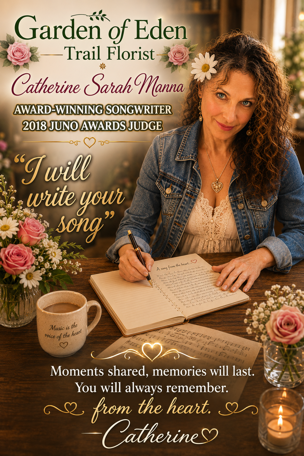 Personalized Musical Greeting – Trail Florist Incorporated, Trail BC
