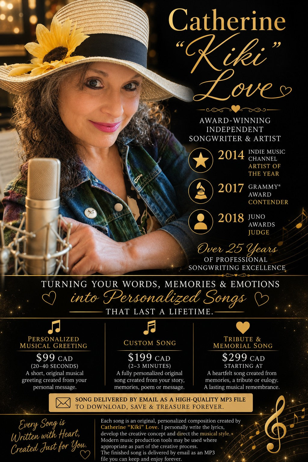Personalized Songs by Catherine Kiki Love – Trail Florist Incorporated, Trail BC