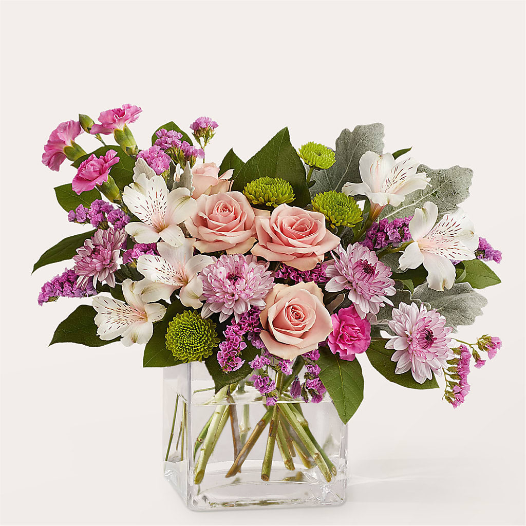 Pink Suede Bouquet – Trail Florist Incorporated, Trail BC