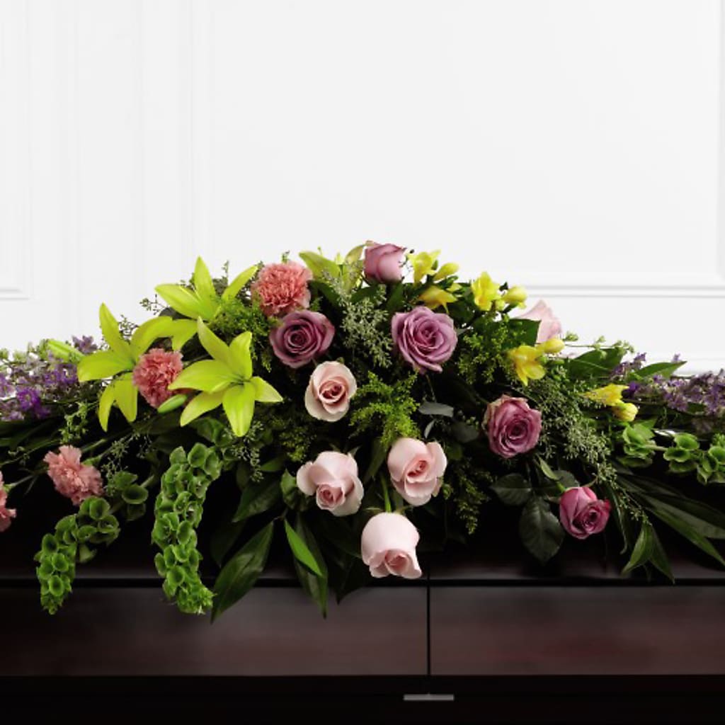 Forever Beloved Casket Spray – Trail Florist Incorporated, Trail BC