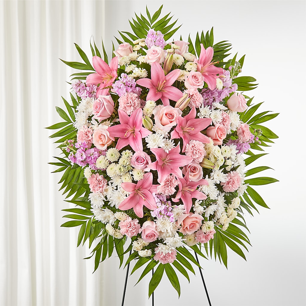 Offering Solace Standing Spray – Trail Florist Incorporated, Trail BC