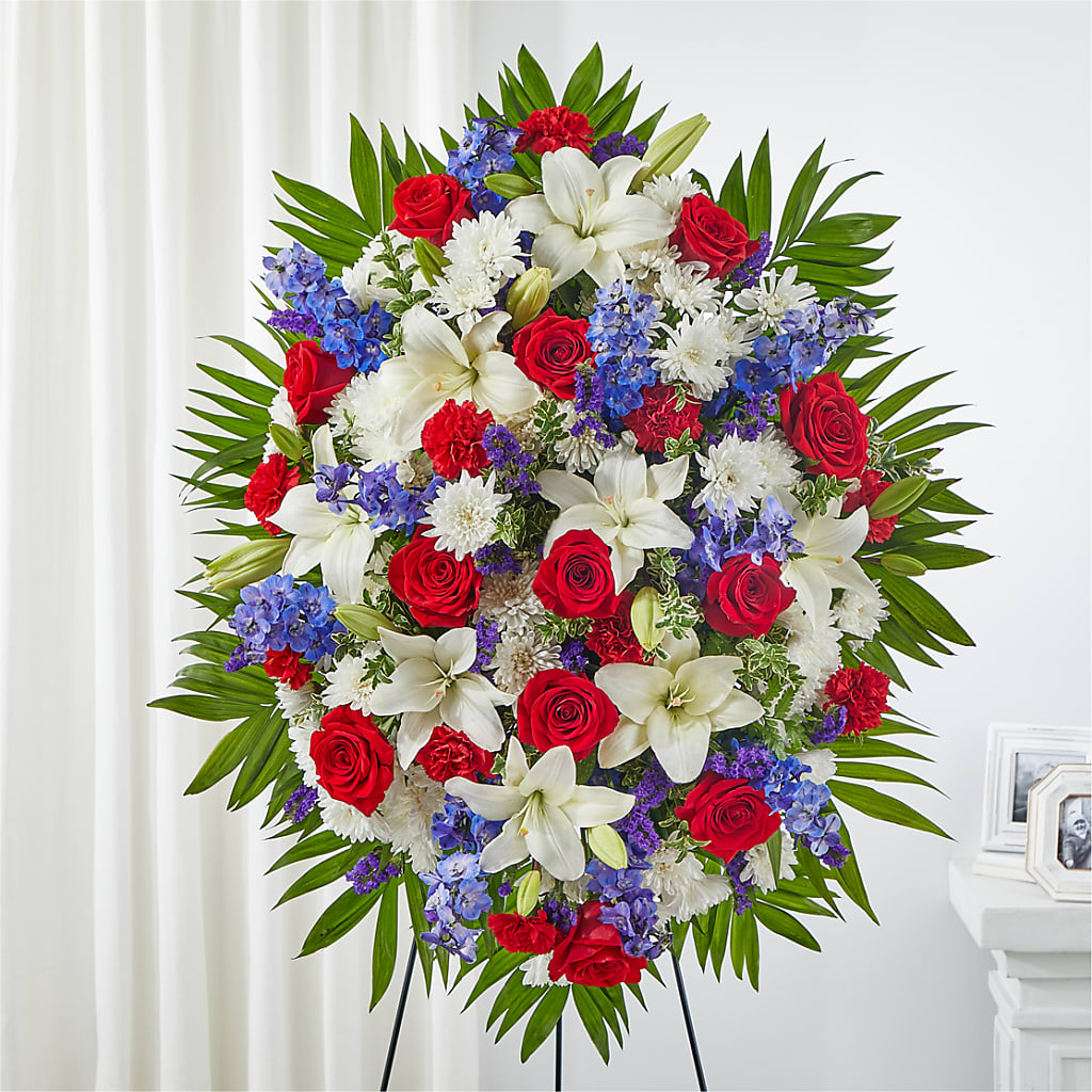Cherished Service Standing Spray – Trail Florist Incorporated, Trail BC