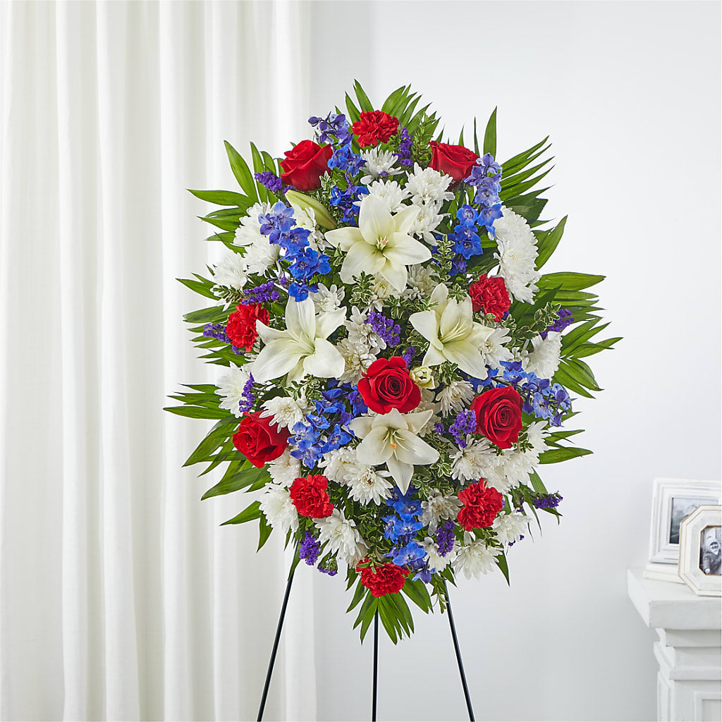 Cherished Service Standing Spray – Trail Florist Incorporated, Trail BC
