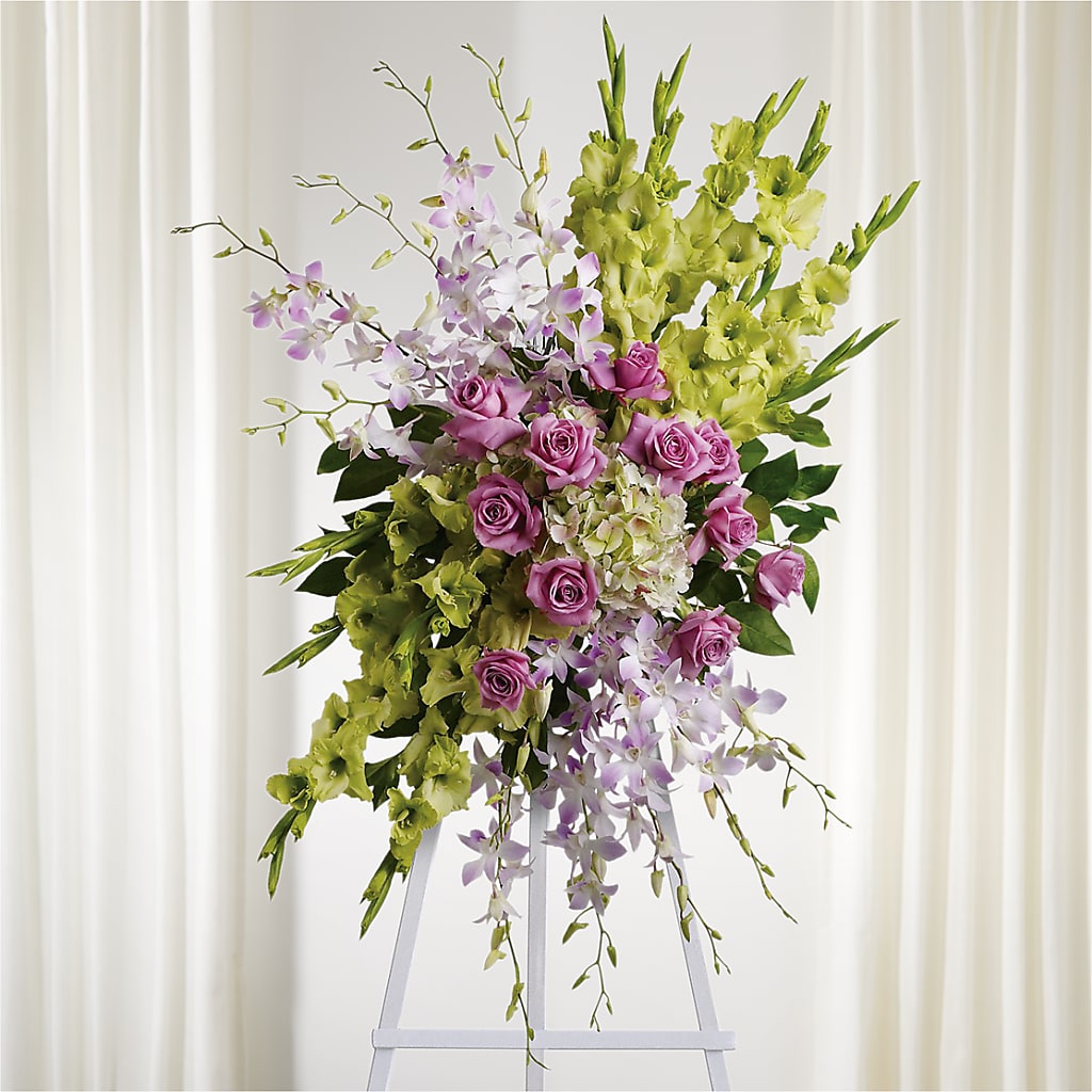 Lasting Legacy Standing Spray – Trail Florist Incorporated, Trail BC