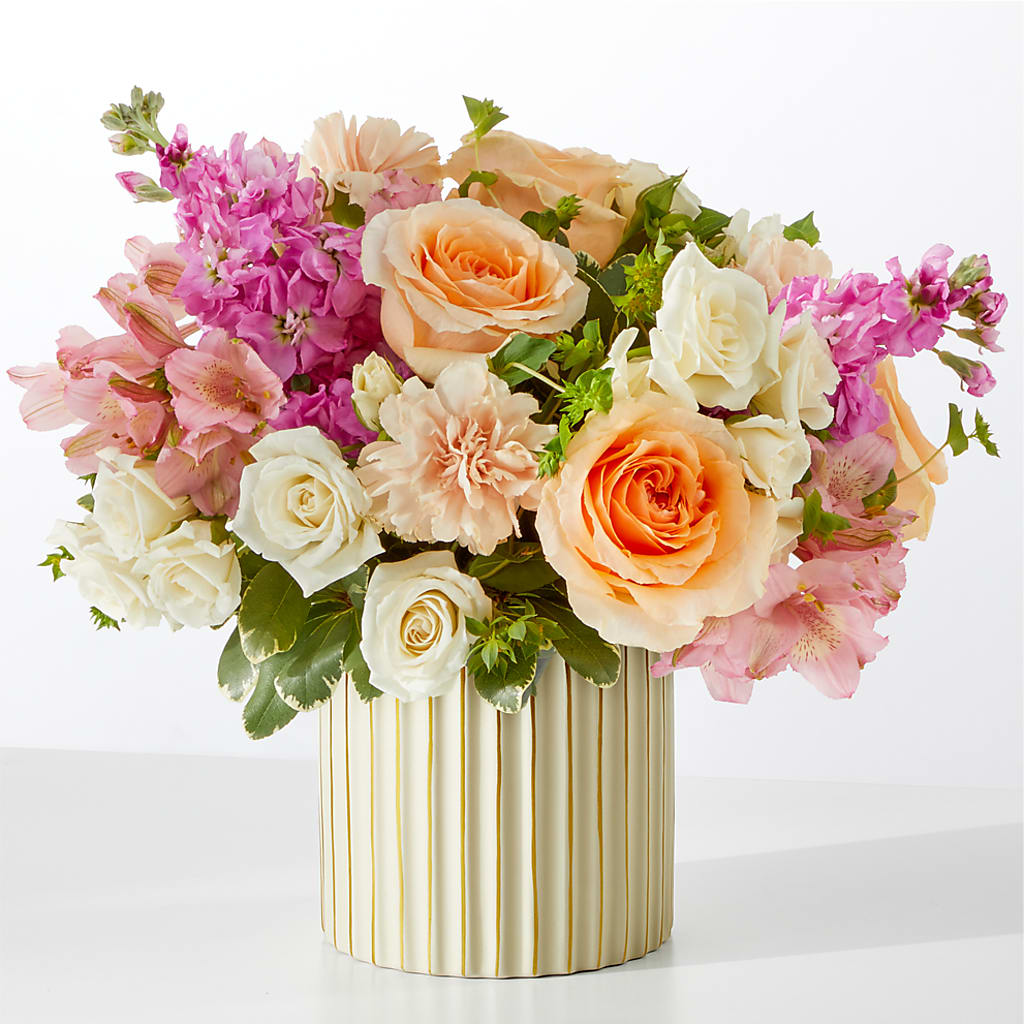 Paradise Bouquet with Ivory Vase – Trail Florist Incorporated, Trail BC