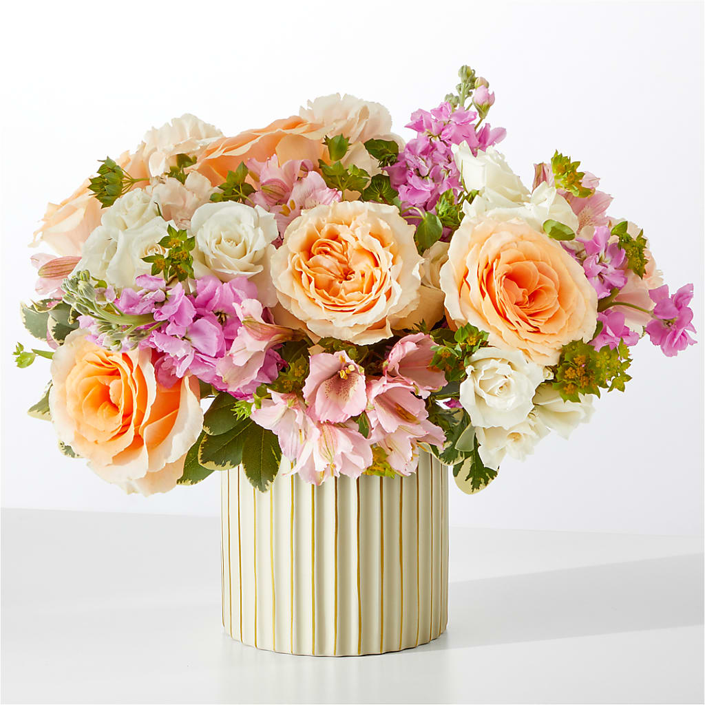 Paradise Bouquet with Ivory Vase – Trail Florist Incorporated, Trail BC