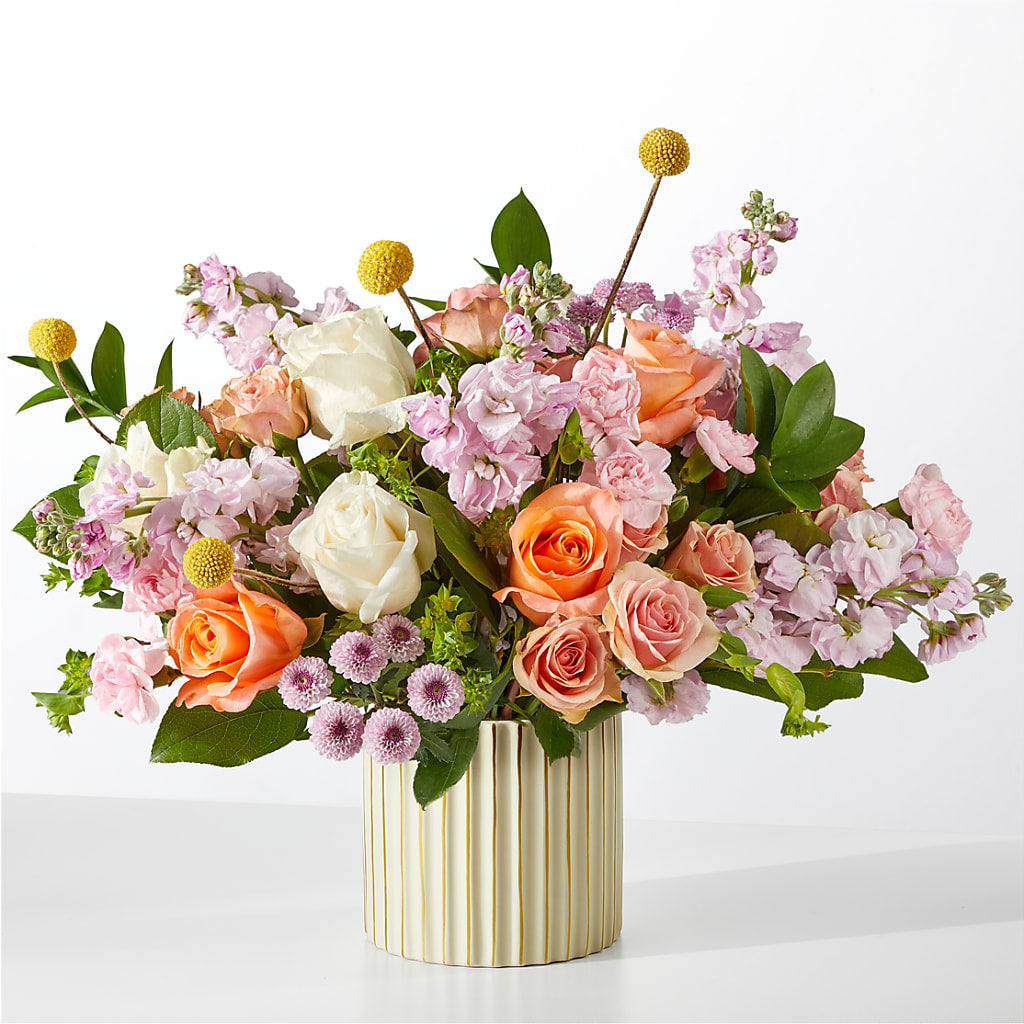 French Market Bouquet with Ivory Vase – Trail Florist Incorporated, Trail BC