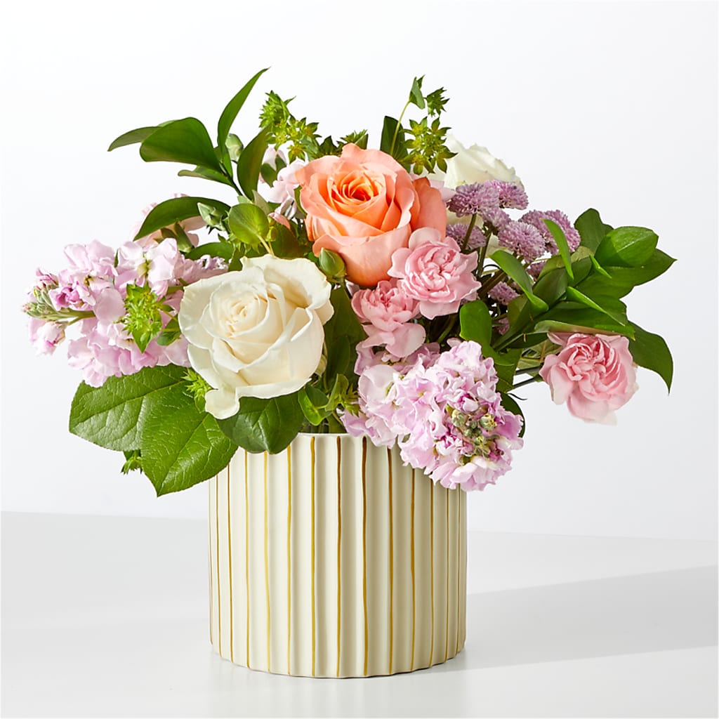 French Market Bouquet with Ivory Vase – Trail Florist Incorporated, Trail BC