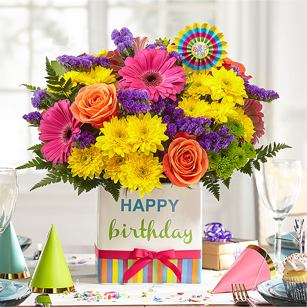 Birthday Brights Bouquet –  Trail Florist Incorporated, Trail BC