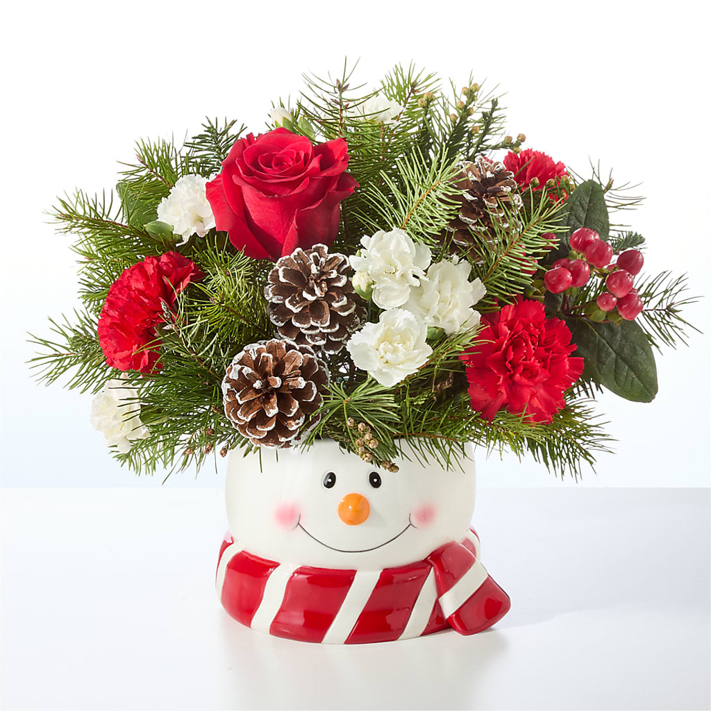 Jolly Snowman Bouquet –  Trail Florist Incorporated, Trail BC