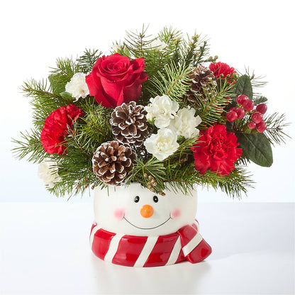 Jolly Snowman Bouquet –  Trail Florist Incorporated, Trail BC