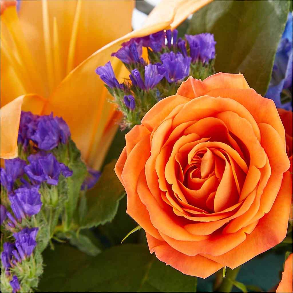 Radiant Citrus Box Bouquet –  Trail Florist Incorporated, Trail BC