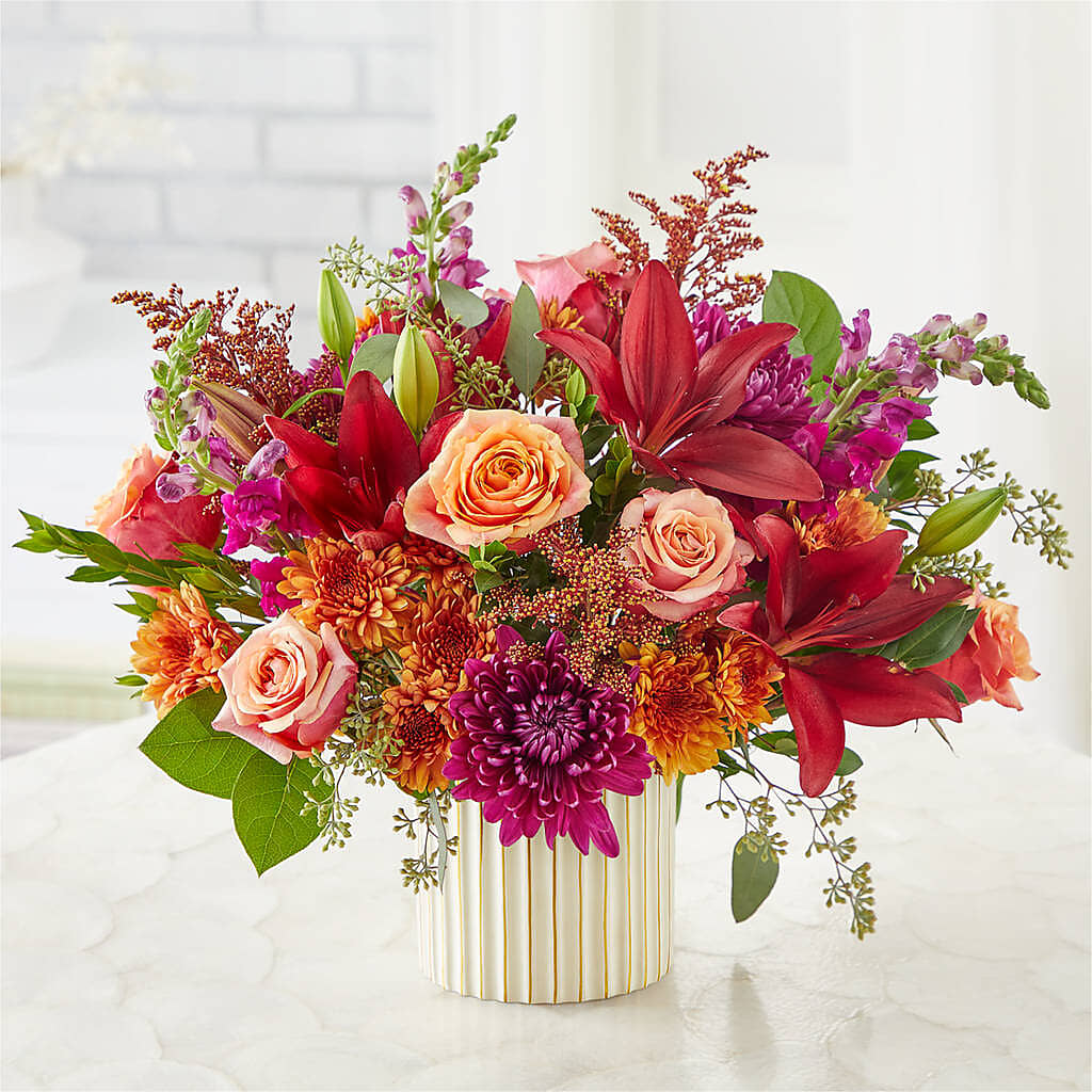 Burgundy Landscape Bouquet –  Trail Florist Incorporated, Trail BC