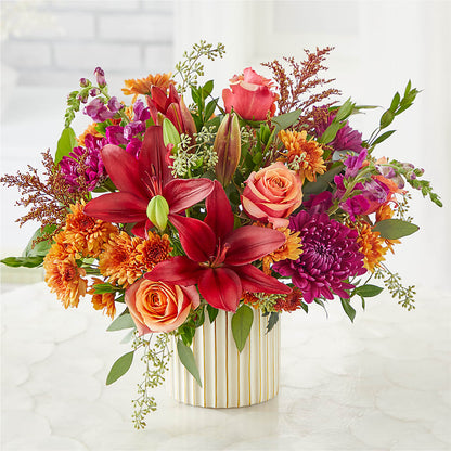 Burgundy Landscape Bouquet –  Trail Florist Incorporated, Trail BC
