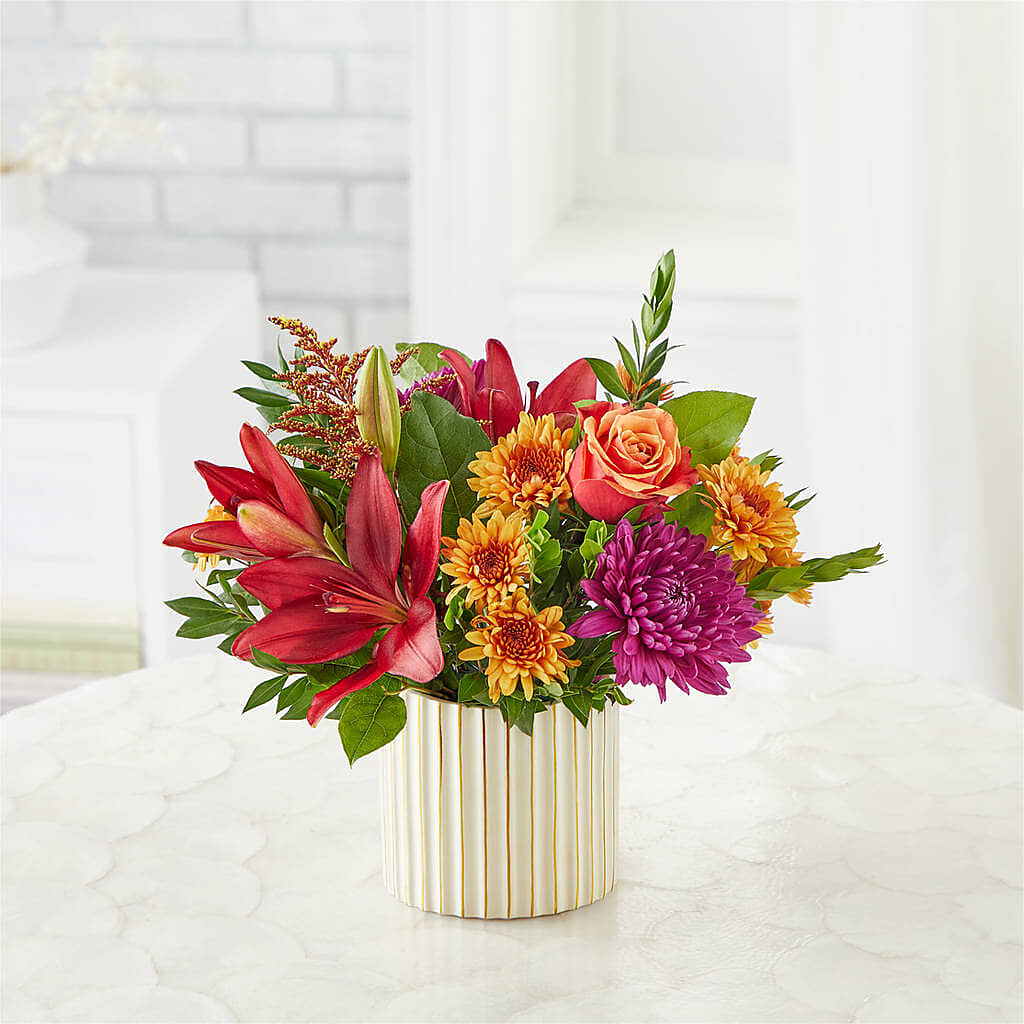 Burgundy Landscape Bouquet –  Trail Florist Incorporated, Trail BC