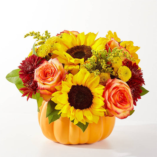 Golden Gourd Pumpkin Bouquet –  Trail Florist Incorporated, Trail BC
