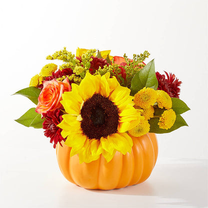 Golden Gourd Pumpkin Bouquet –  Trail Florist Incorporated, Trail BC