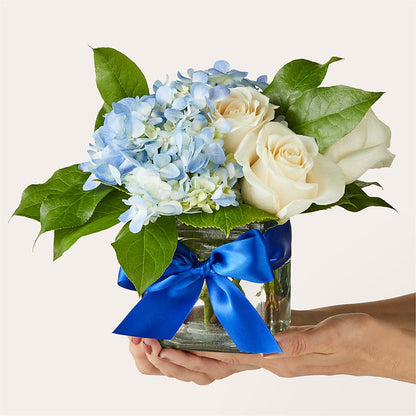 Sky Blue Delight Bouquet –  Trail Florist Incorporated, Trail BC
