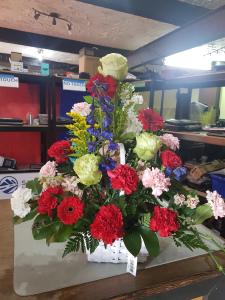 Red and white tribute –  Trail Florist Incorporated, Trail BC