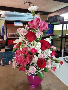 Summer pinks and reds –  Trail Florist Incorporated, Trail BC