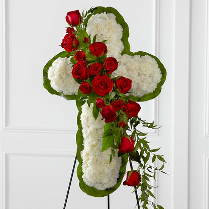 Floral Cross Easel –  Trail Florist Incorporated, Trail BC