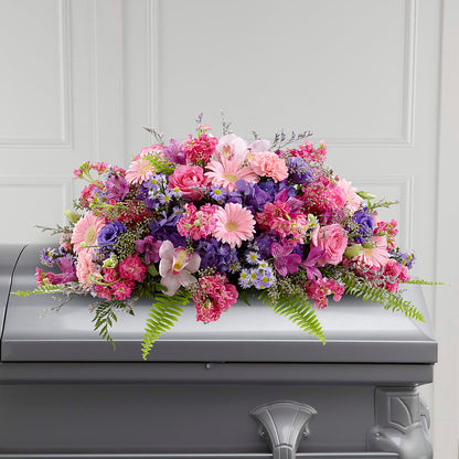 Glorious Garden Casket Spray –  Trail Florist Incorporated, Trail BC