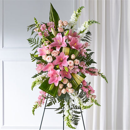 Elegant Embrace Standing Spray –  Trail Florist Incorporated, Trail BC
