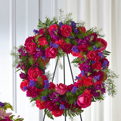 Calming Colors Wreath –  Trail Florist Incorporated, Trail BC