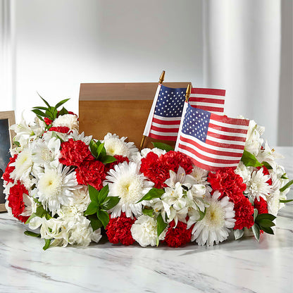 Spirit of Patriotism Cremation Adornment –  Trail Florist Incorporated, Trail BC