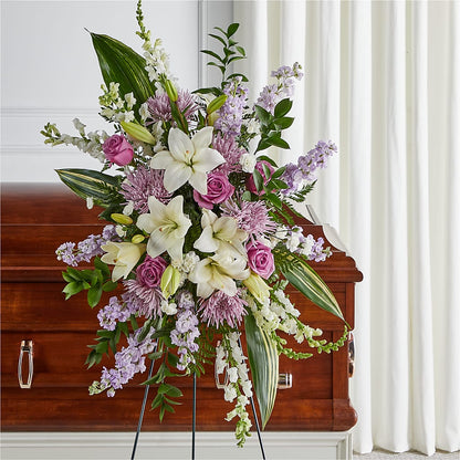 Grateful Hearts Standing Spray –  Trail Florist Incorporated, Trail BC