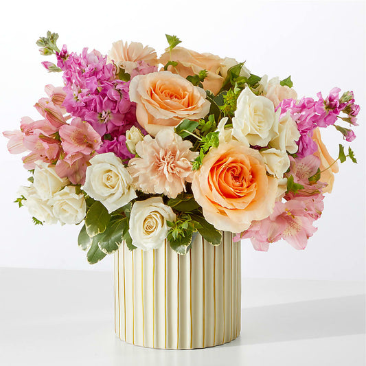 Paradise Bouquet with Ivory Vase –  Trail Florist Incorporated, Trail BC
