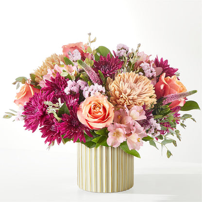 Berry Cobbler Bouquet with Ivory Vase –  Trail Florist Incorporated, Trail BC