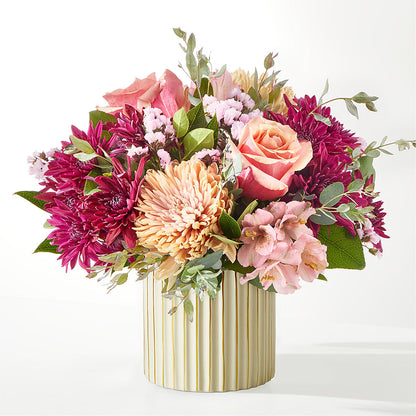 Berry Cobbler Bouquet with Ivory Vase –  Trail Florist Incorporated, Trail BC
