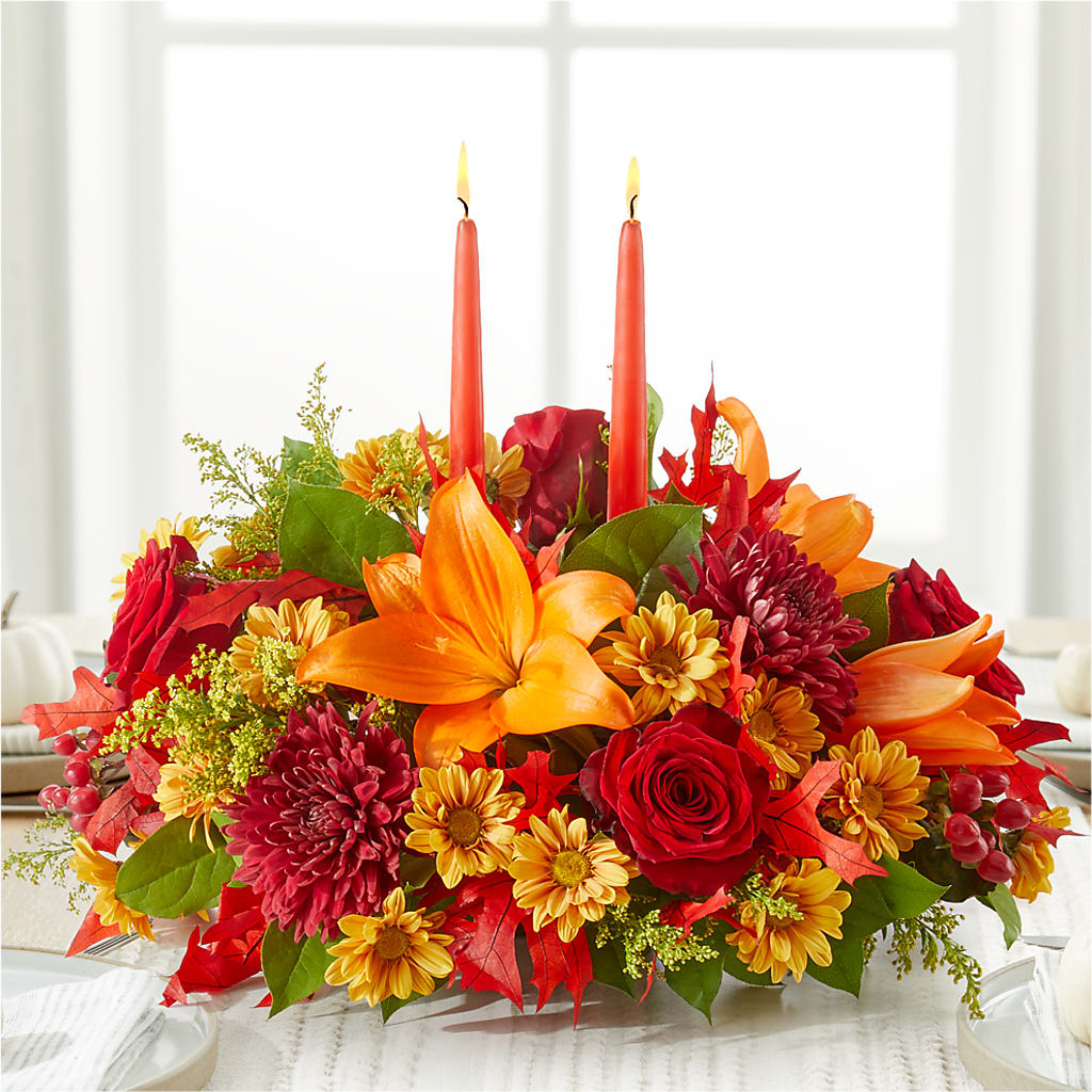 Autumn's Embrace Centerpiece –  Trail Florist Incorporated, Trail BC