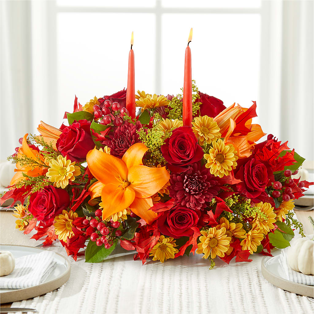 Autumn's Embrace Centerpiece –  Trail Florist Incorporated, Trail BC