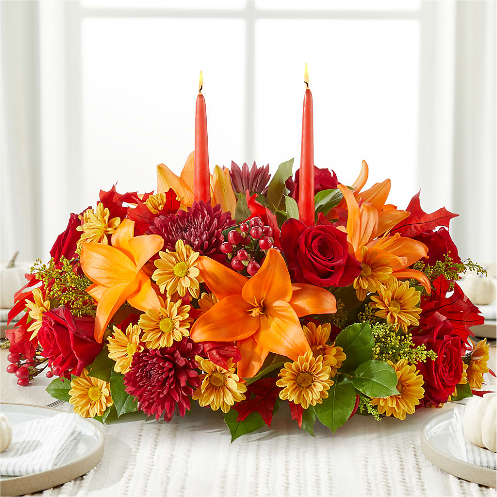 Autumn's Embrace Centerpiece –  Trail Florist Incorporated, Trail BC