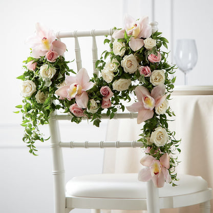 Orchid Rose Chair Décor –  Trail Florist Incorporated, Trail BC