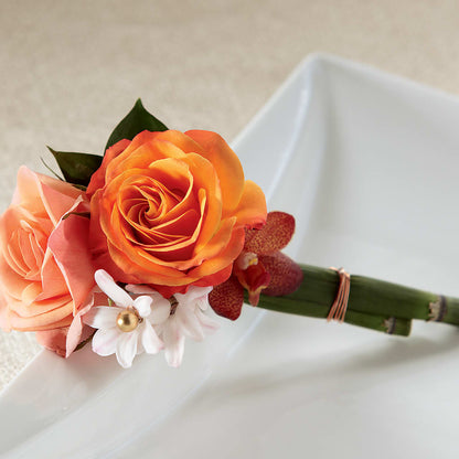 Sunset Dream Boutonniere –  Trail Florist Incorporated, Trail BC