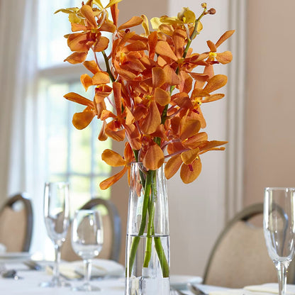 Orange Mokara Bud Vase –  Trail Florist Incorporated, Trail BC