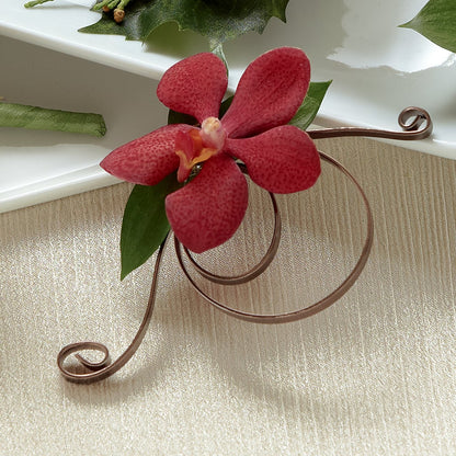 Red Mokara Boutonniere –  Trail Florist Incorporated, Trail BC